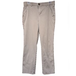Democracy Ab Solution Straight Leg Khaki Pants sz 6